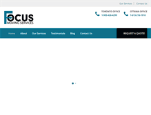 Tablet Screenshot of focusmoving.com